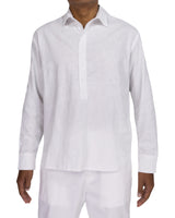 Half Placket Long Sleeve Shirt
