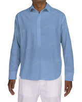Half Placket Long Sleeve Shirt
