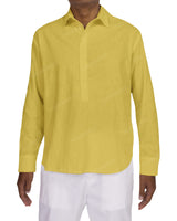Half Placket Long Sleeve Shirt