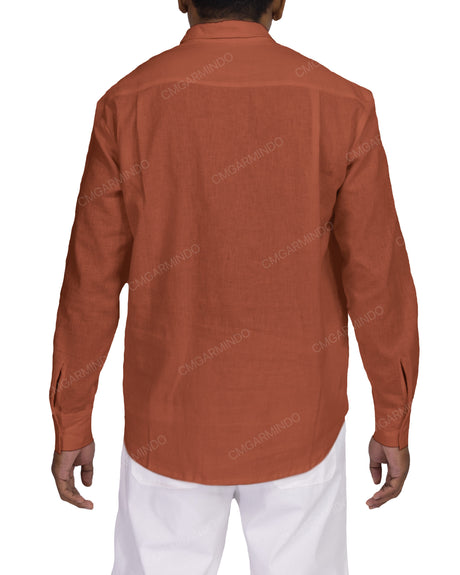 Half Placket Long Sleeve Shirt