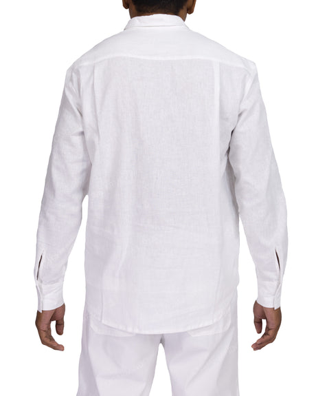 Half Placket Long Sleeve Shirt