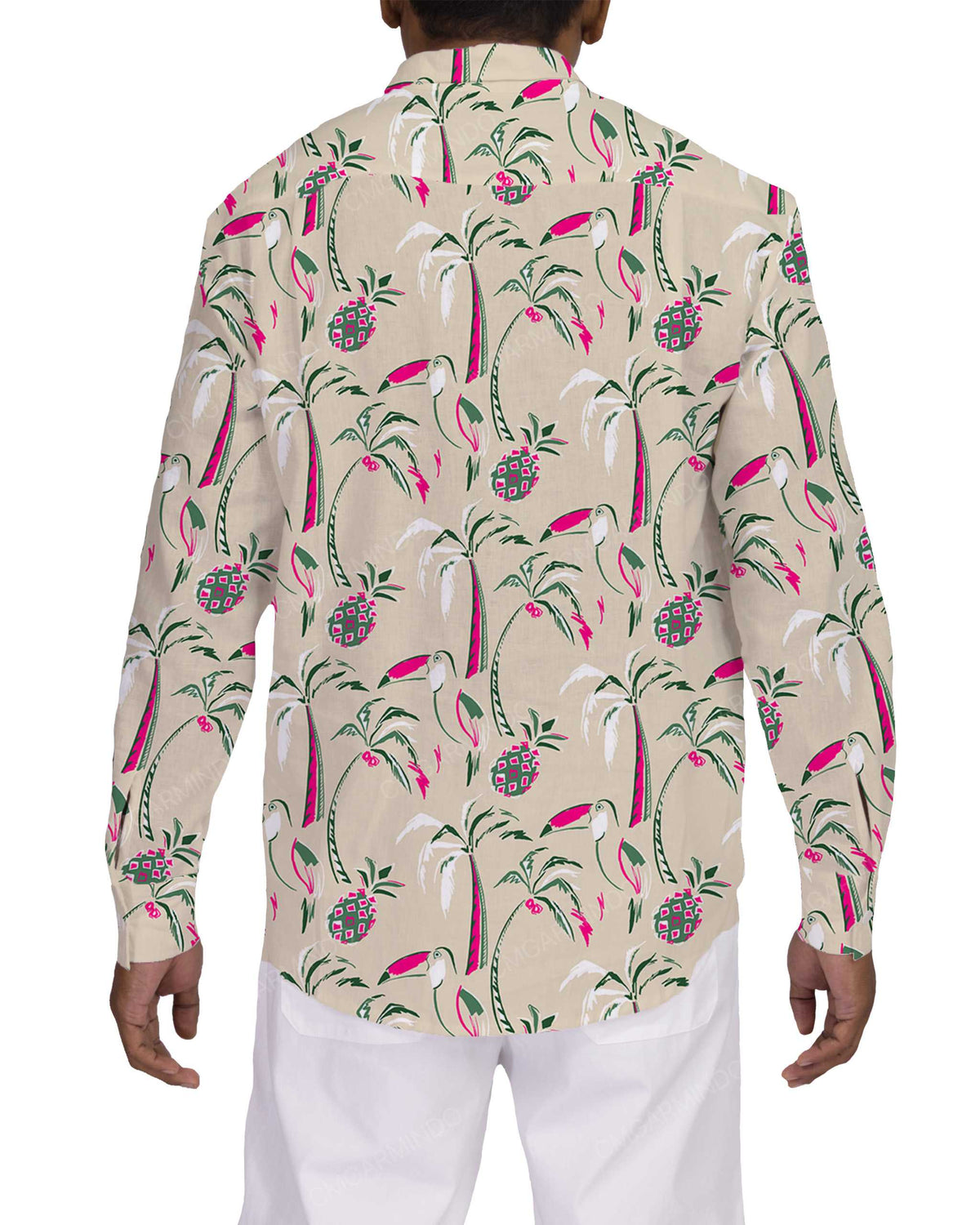 Half Placket Long Sleeve Shirt
