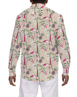 Half Placket Long Sleeve Shirt