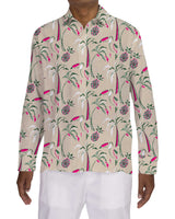 Half Placket Long Sleeve Shirt