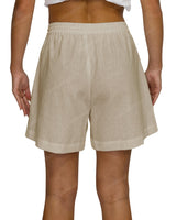 Regular Elastic Waist Shorts
