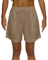 Regular Elastic Waist Shorts