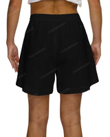 Regular Elastic Waist Shorts