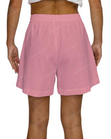 Regular Elastic Waist Shorts