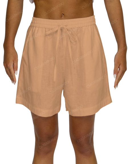 Regular Elastic Waist Shorts