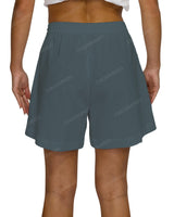 Regular Elastic Waist Shorts