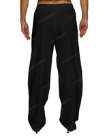 Loose Elastic Waist Pants