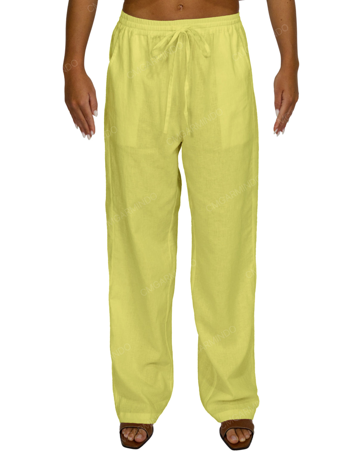 Loose Elastic Waist Pants