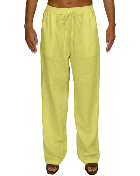 Loose Elastic Waist Pants