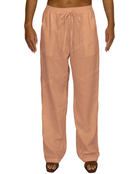 Loose Elastic Waist Pants