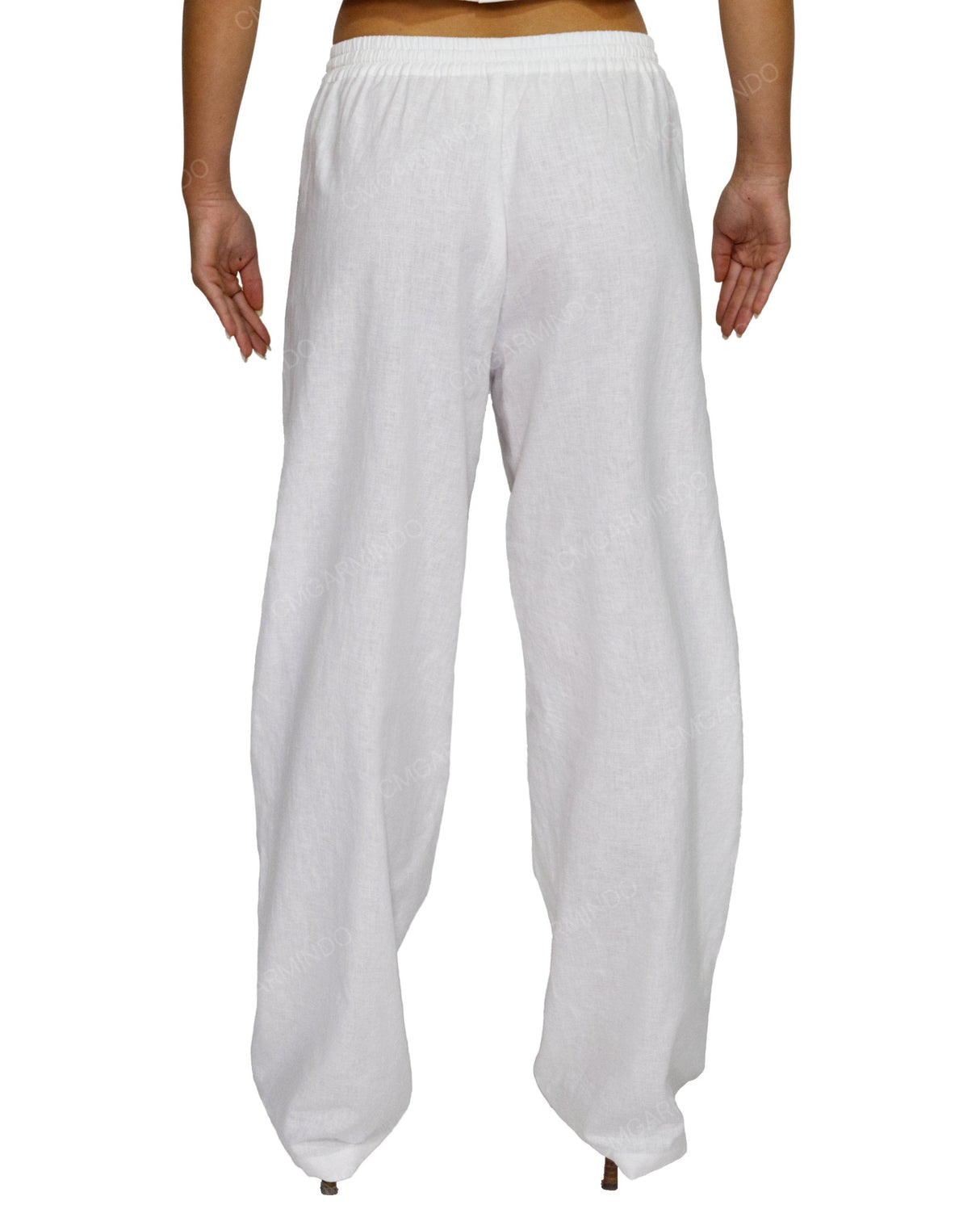 Loose Elastic Waist Pants