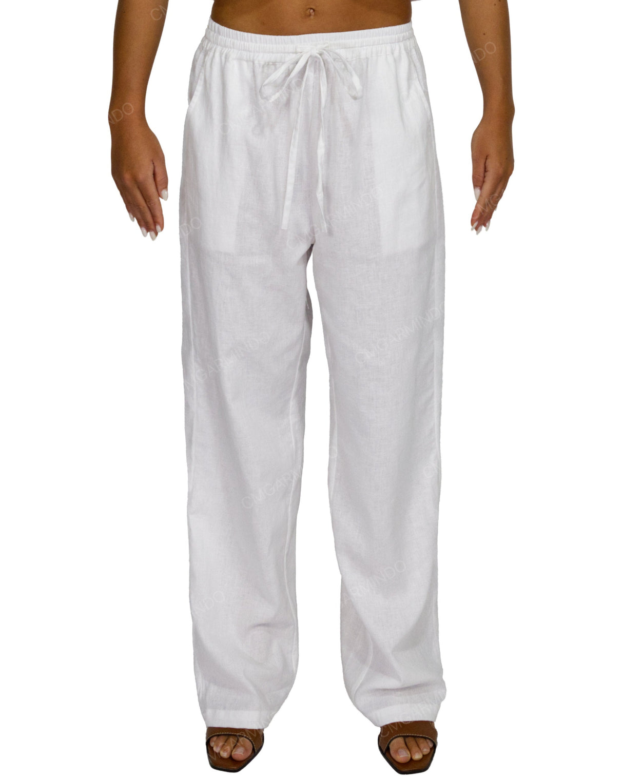 Loose Elastic Waist Pants