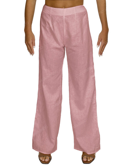 Fixed High Waist Pants