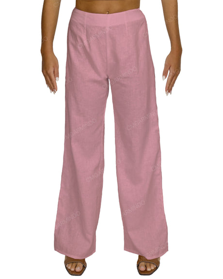 Fixed High Waist Pants