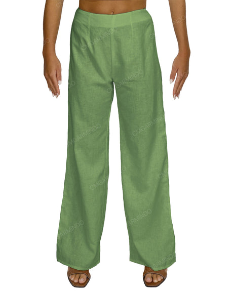 Fixed High Waist Pants