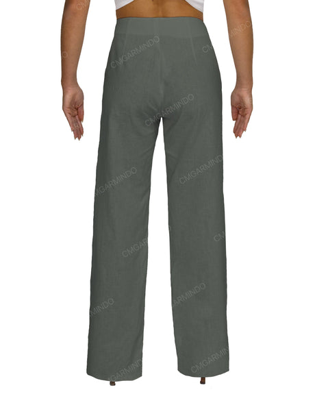 Fixed High Waist Pants