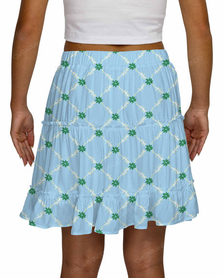 Mini Tiered Skirt