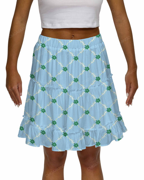 Mini Tiered Skirt