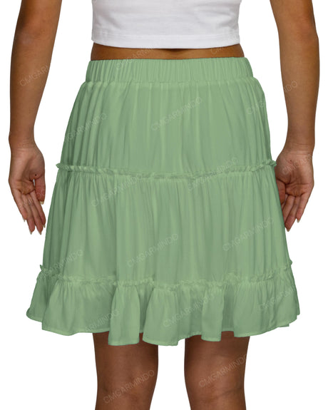 Mini Tiered Skirt