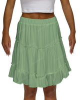 Mini Tiered Skirt