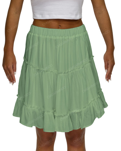 Mini Tiered Skirt