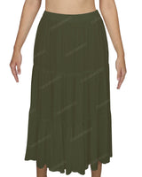 Midi Tiered Skirt
