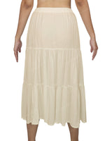 Midi Tiered Skirt