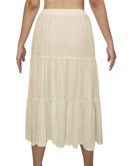 Midi Tiered Skirt