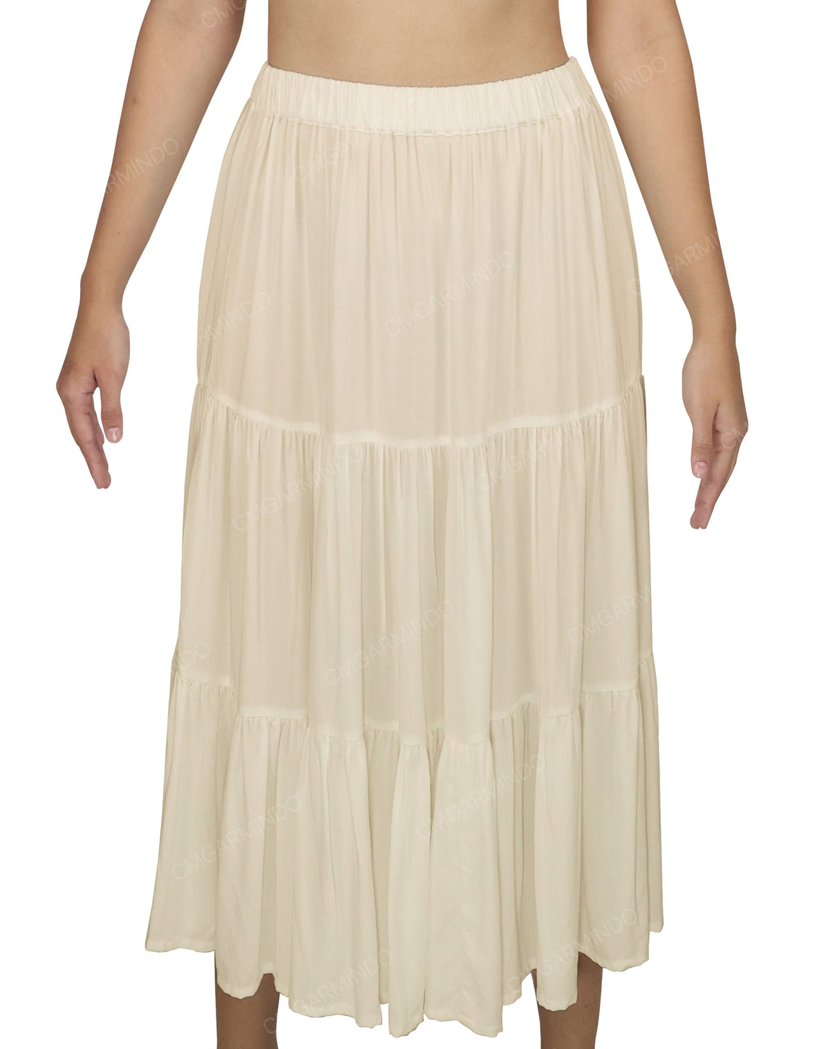Midi Tiered Skirt