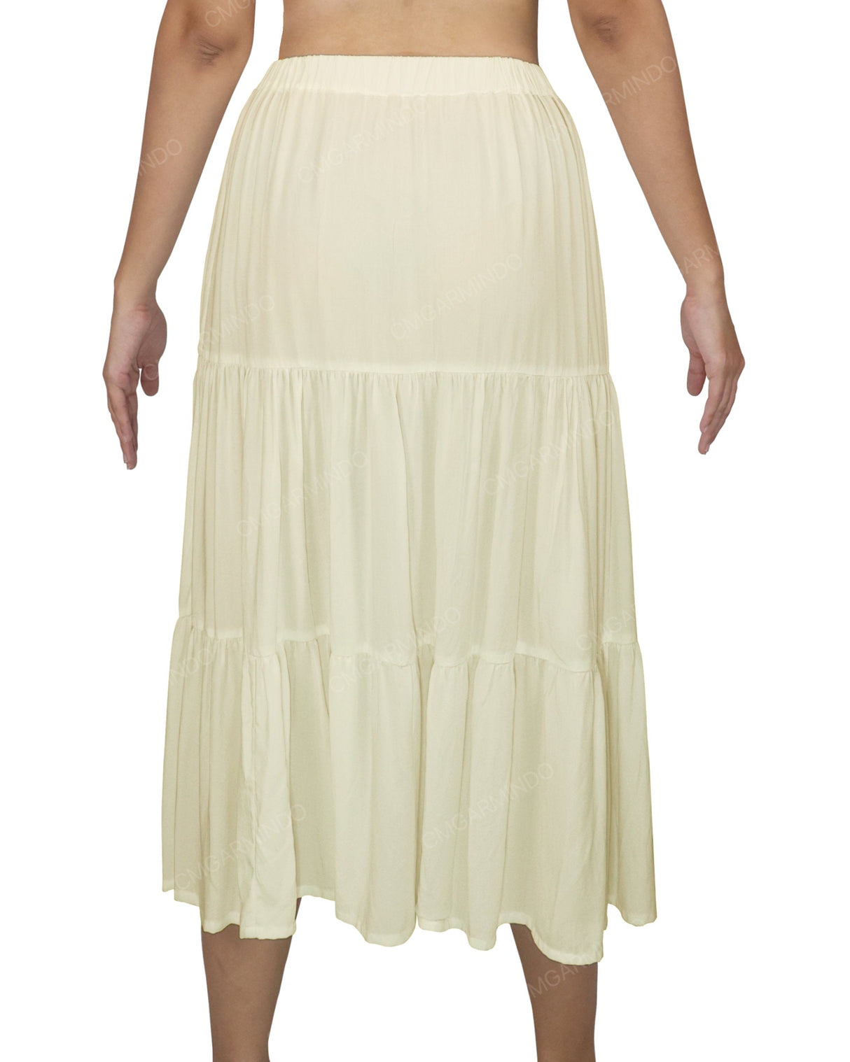 Midi Tiered Skirt