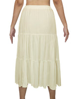Midi Tiered Skirt