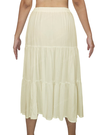 Midi Tiered Skirt