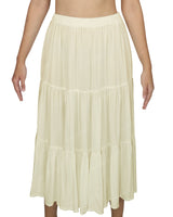 Midi Tiered Skirt