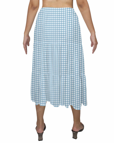 Midi Tiered Skirt
