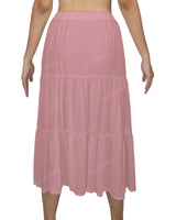 Midi Tiered Skirt