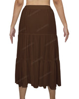 Midi Tiered Skirt
