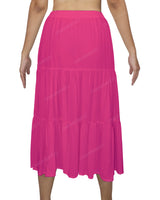 Midi Tiered Skirt