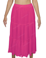 Midi Tiered Skirt