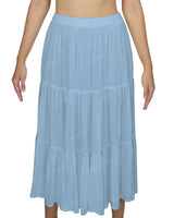 Midi Tiered Skirt