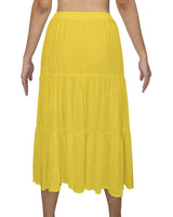 Midi Tiered Skirt