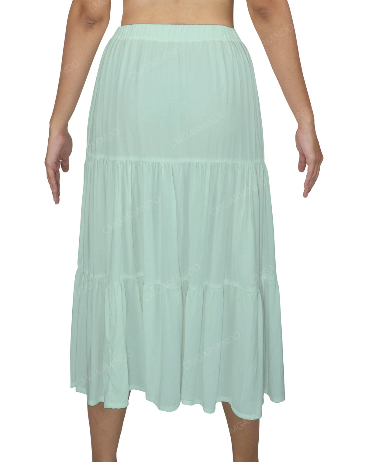 Midi Tiered Skirt