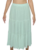 Midi Tiered Skirt