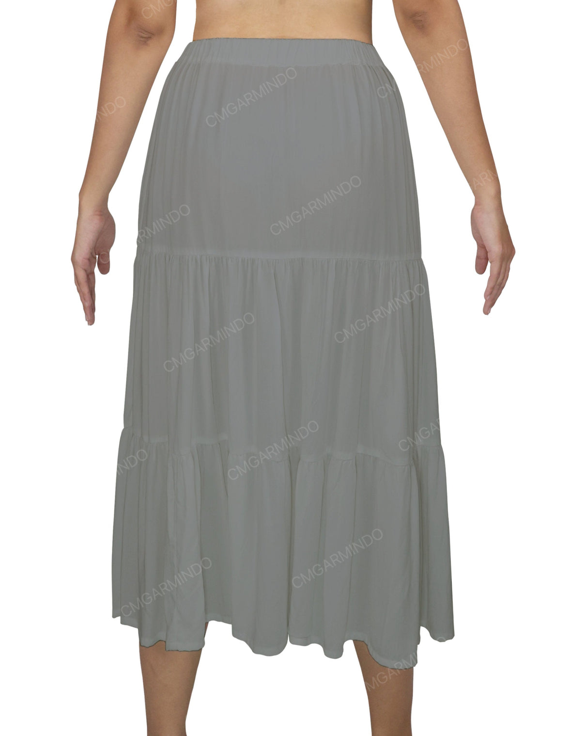 Midi Tiered Skirt