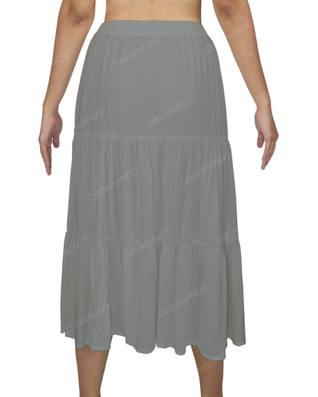 Midi Tiered Skirt