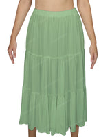 Midi Tiered Skirt