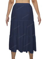 Midi Tiered Skirt